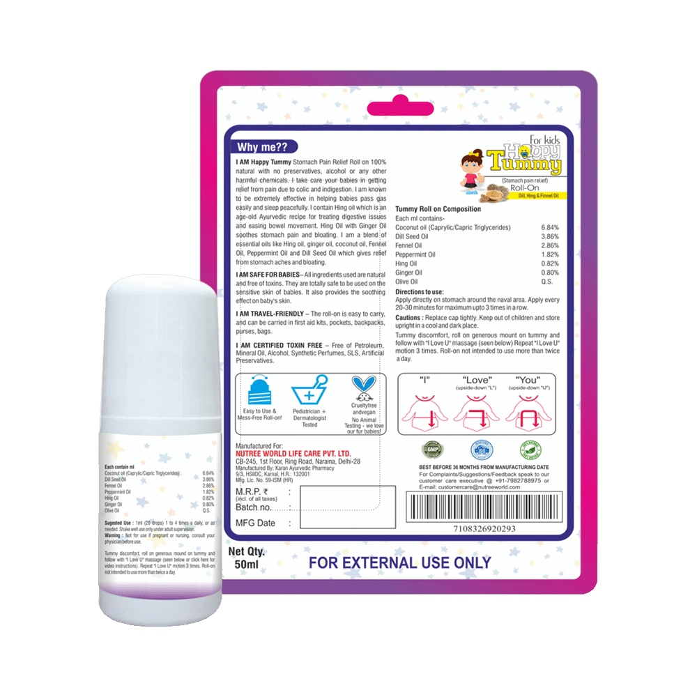 Nutree Pure Happy Tummy Roll-On - Image 4