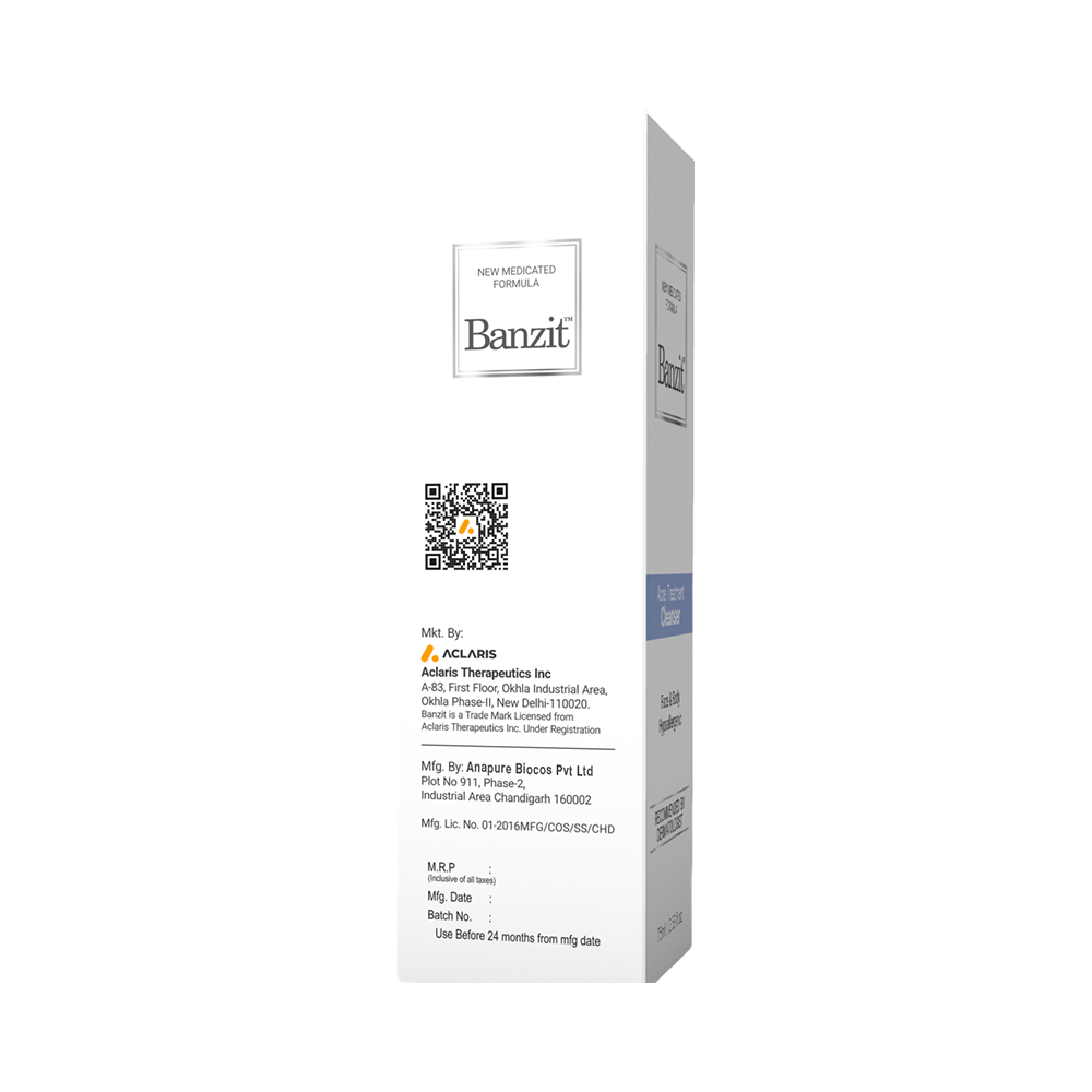 Banzit Acne Treatment Cleanser Gel - Image 4