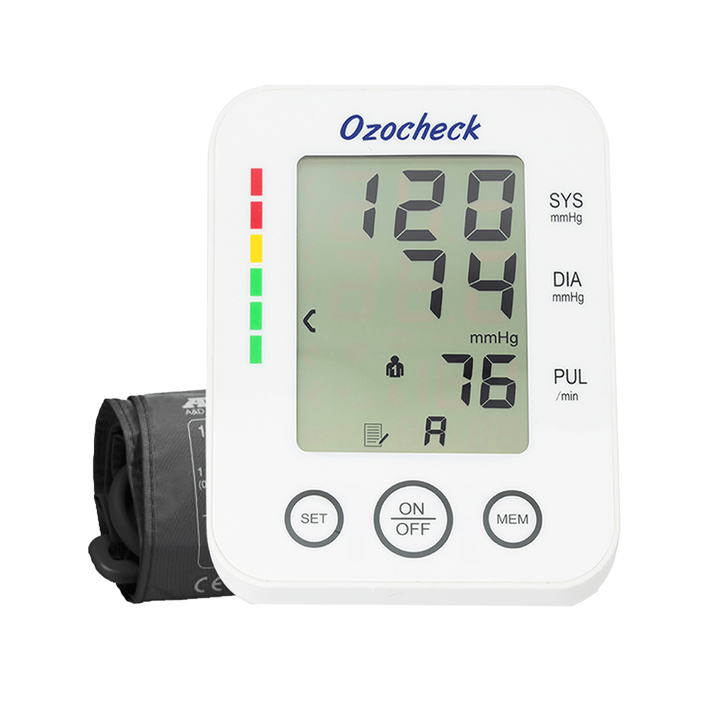Ozocheck Fully Automatic Digital Blood Pressure and Pulse Rate Monitor with MDI Technology - Image 1