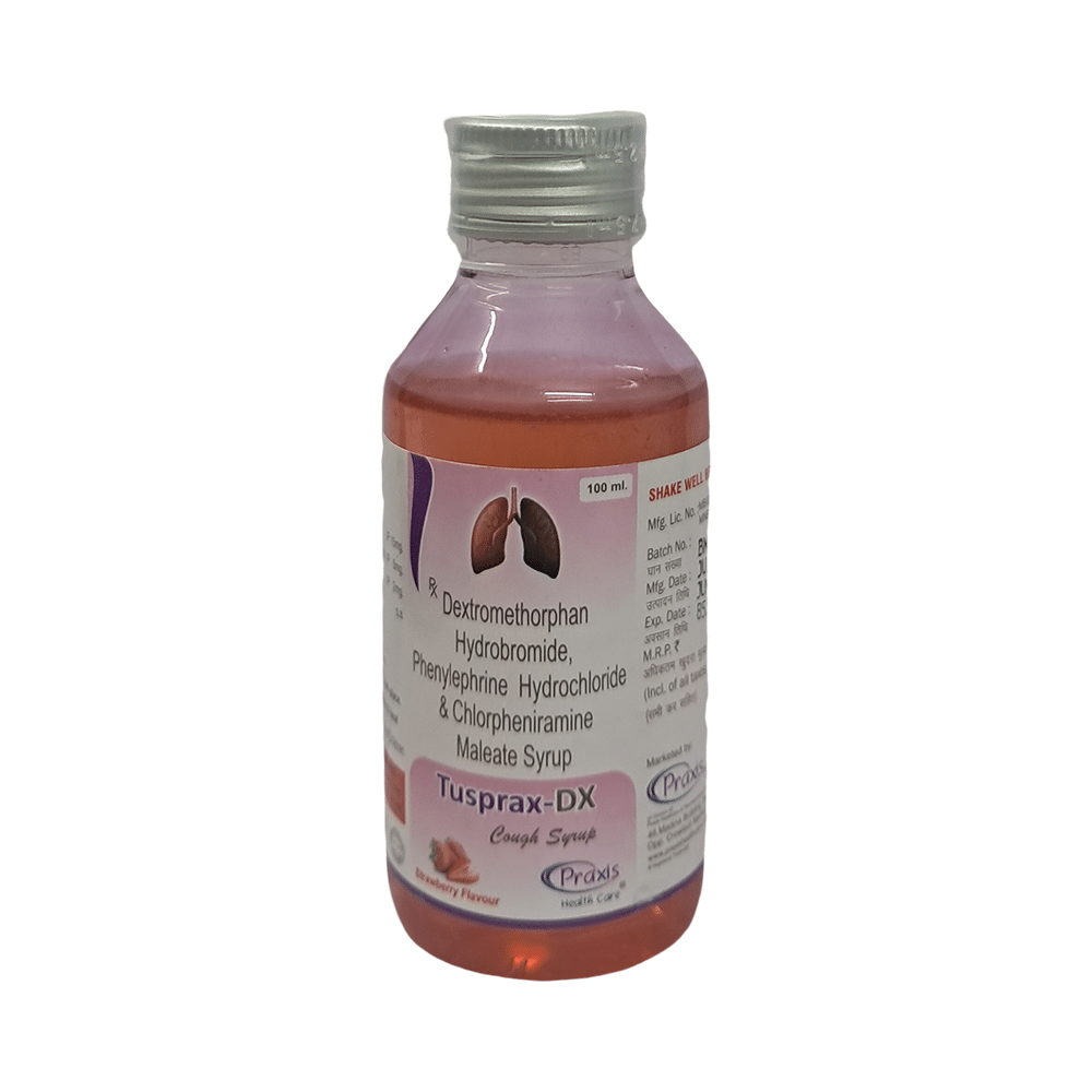 Tusprax-DX Syrup Strawberry