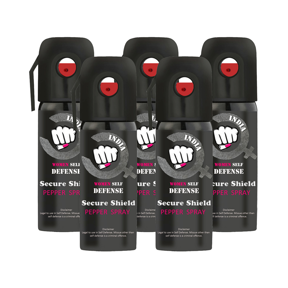 Secure Shield Women Self Defense Pepper Spray (35gm Each)