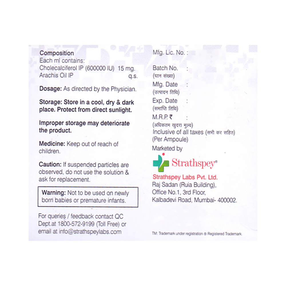 Vitasource D3 600000IU Injection - Image 2