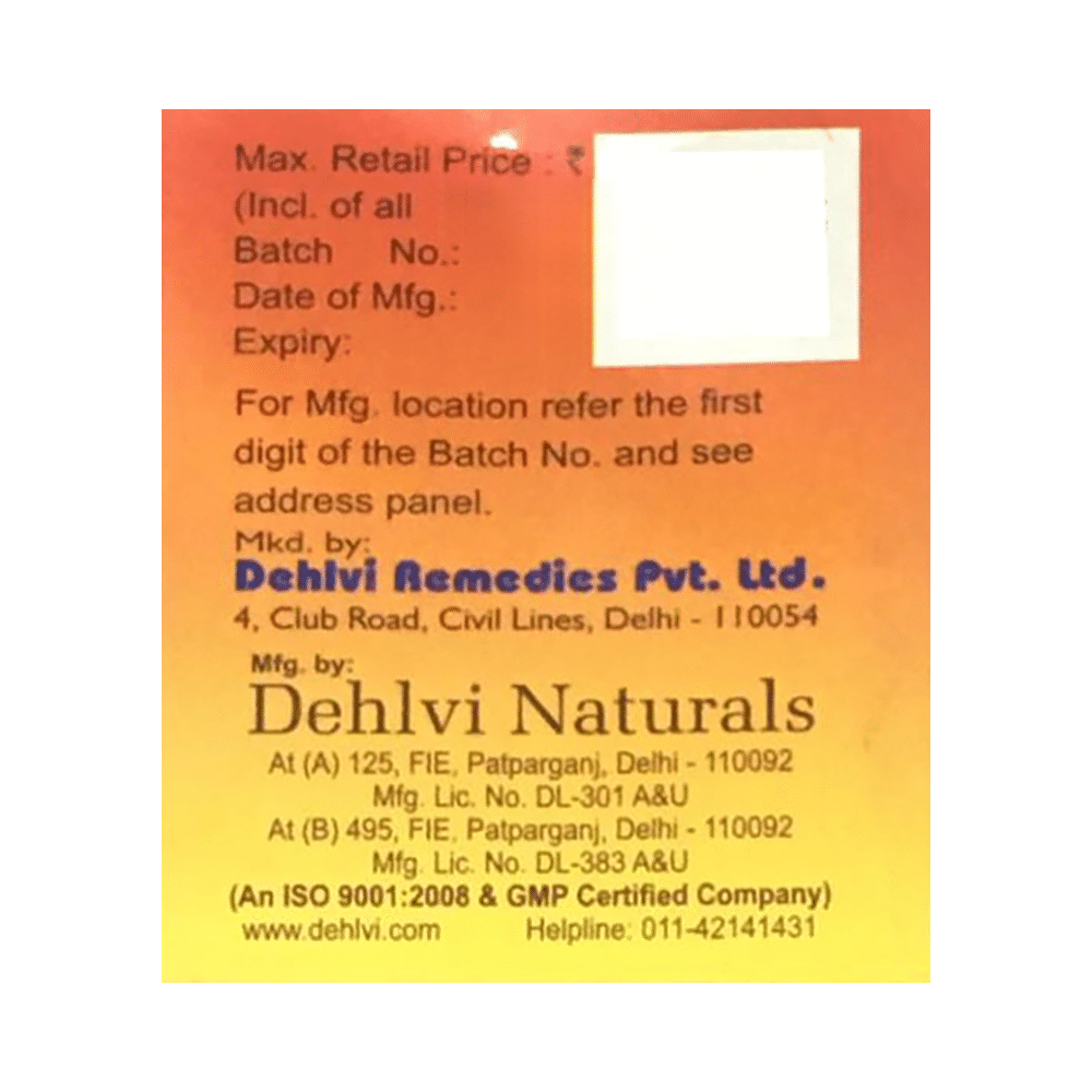 Dehlvi Asab Plus Pill (20 Each) - Image 3