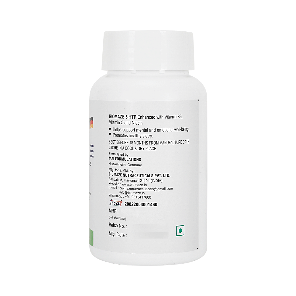 Biomaze Nutraceuticals 5 HTP Capsule - Image 3