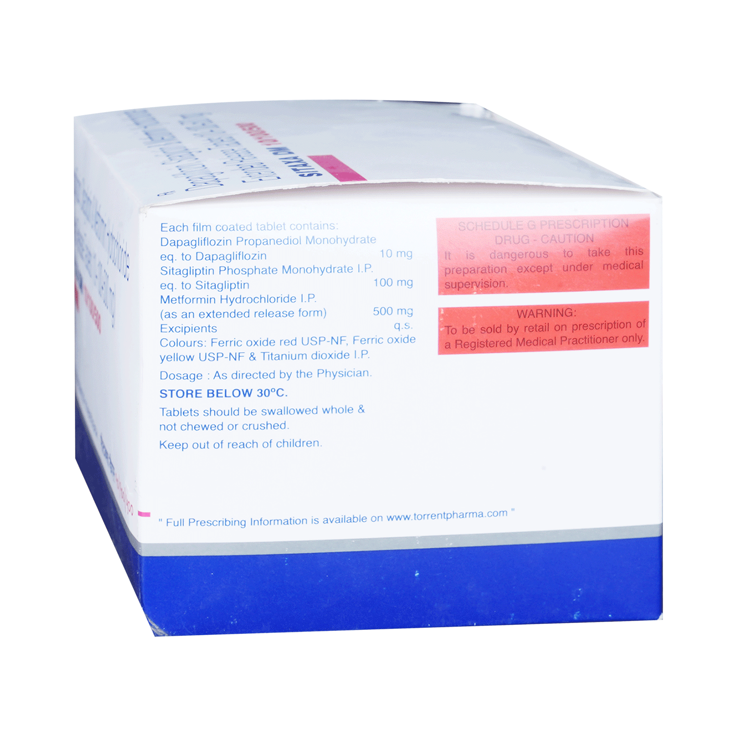 Sitaxa DM 10/100/500 Tablet ER - Image 3