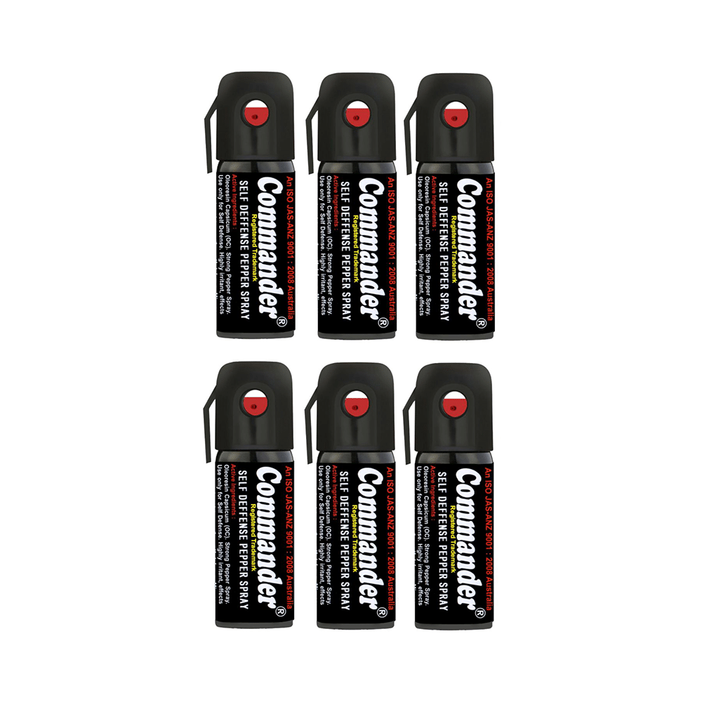 Commander Self Defense Pepper Spray (55ml Each)