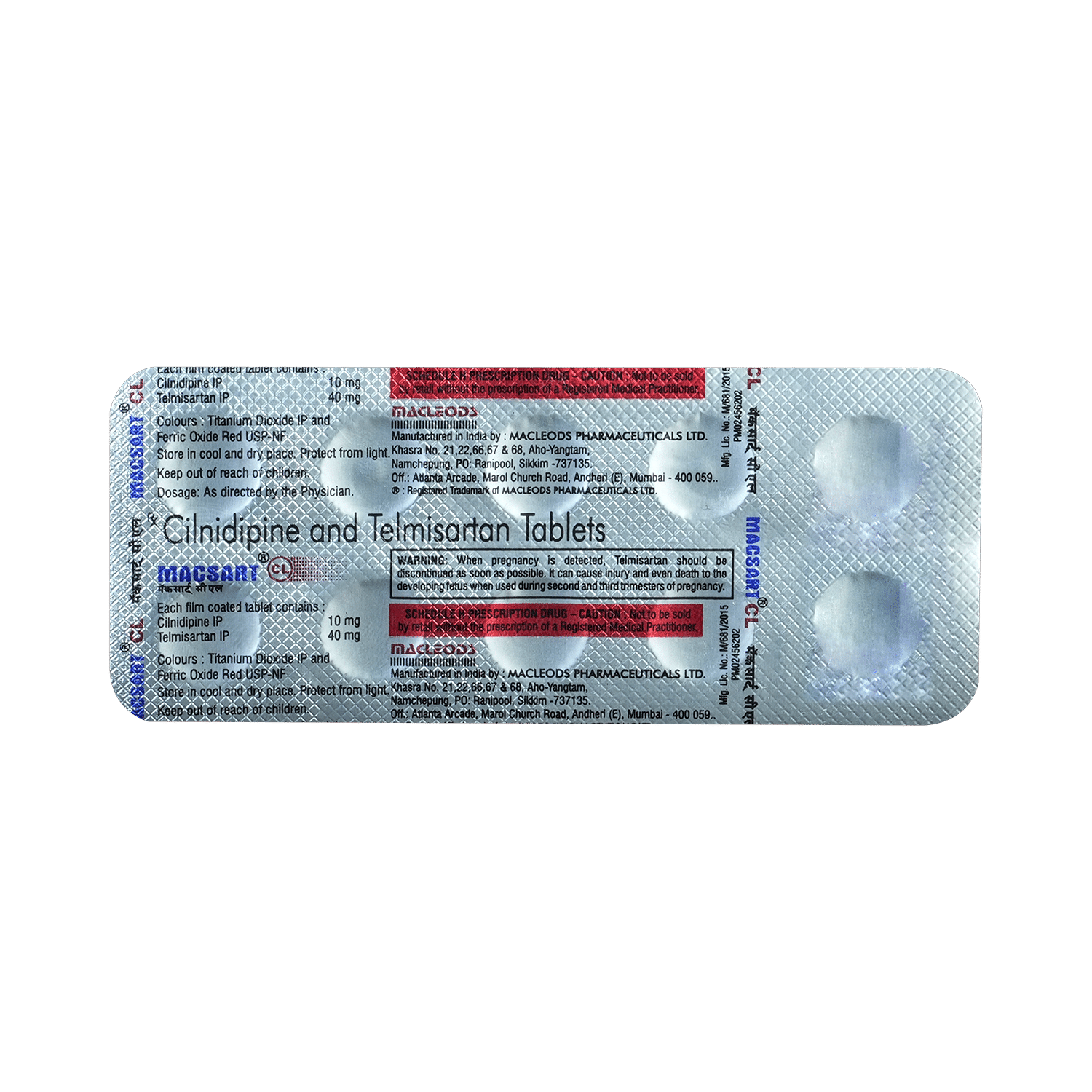 Macsart CL 10mg/40mg Tablet - Image 6