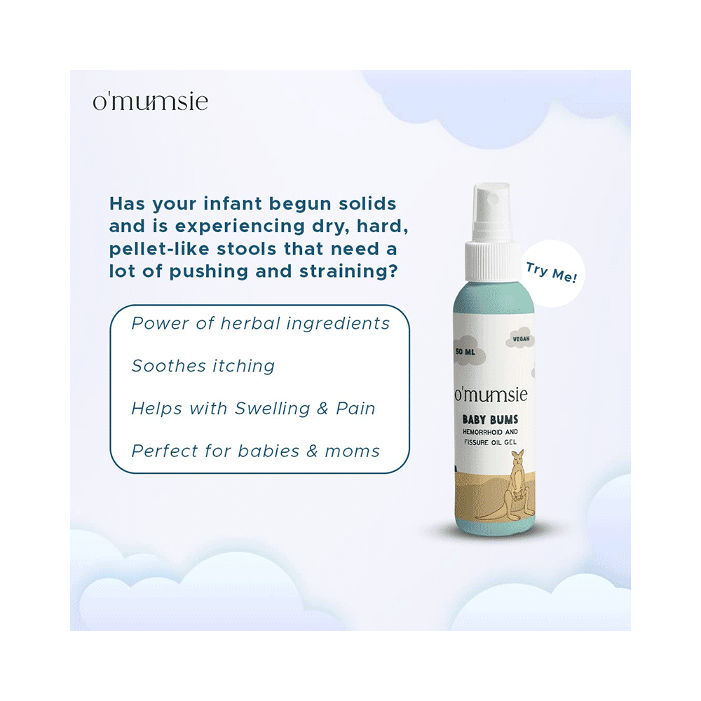 O'mumsie Baby Bums Hemorrhoid and Fissure Oil Gel - Image 3