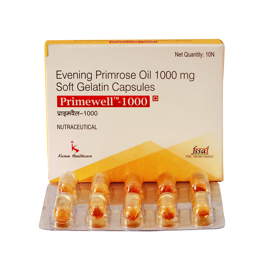 Primewell 1000mg Soft Gelatin Capsule - Image 1