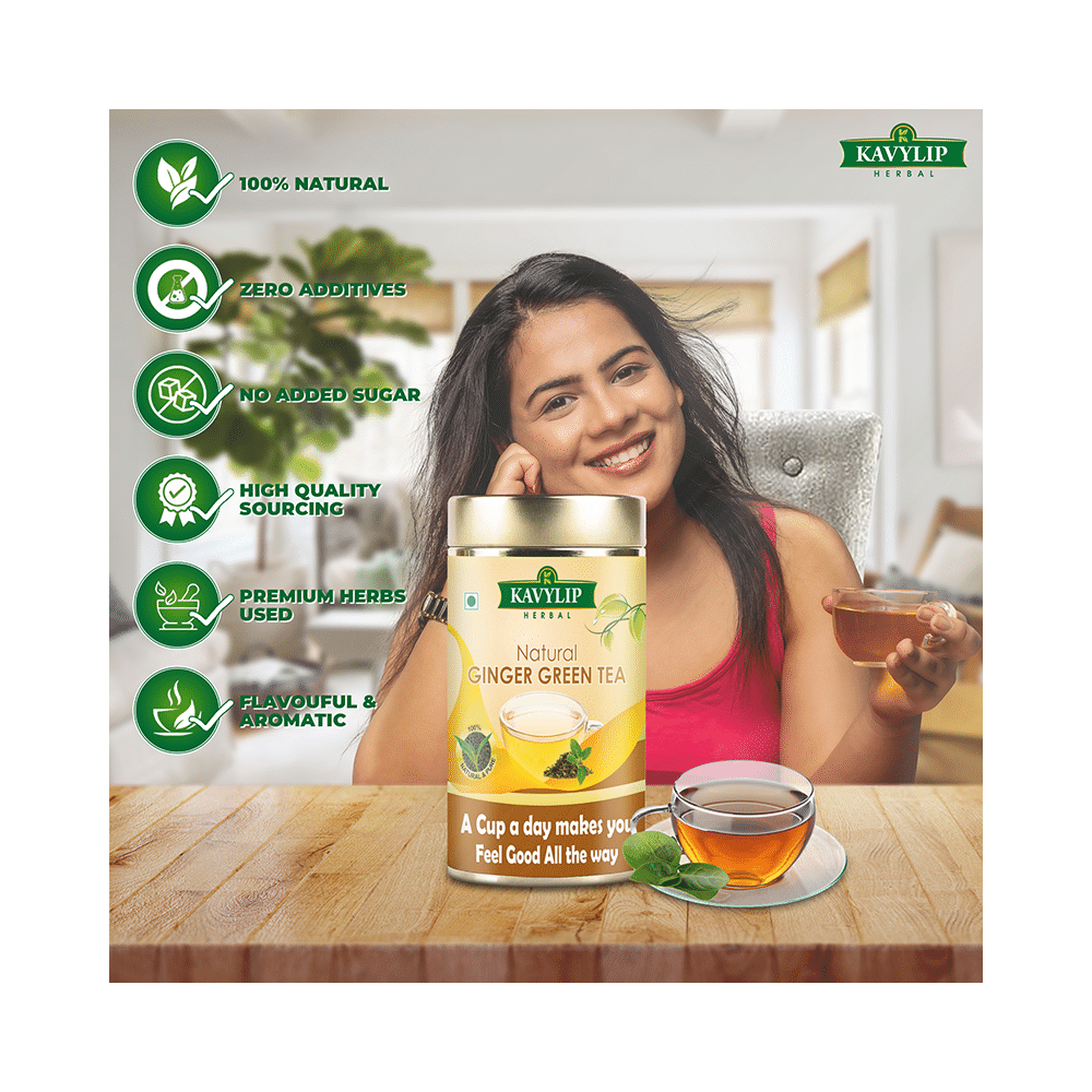 Kavylip Ginger Green Tea - Image 4
