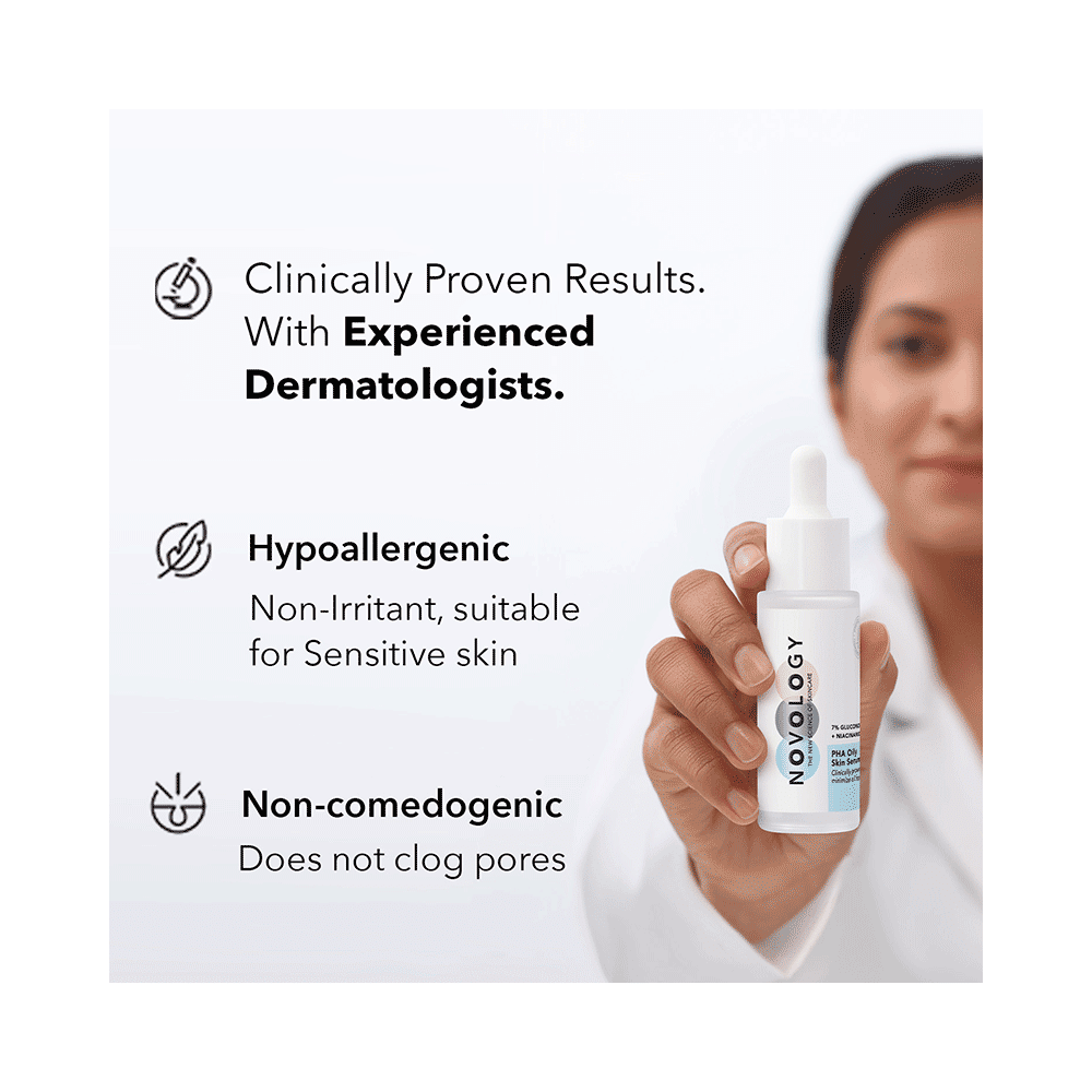 Novology 7% Gluconolactone + Niacinamide PHA Oily Skin Serum - Image 12