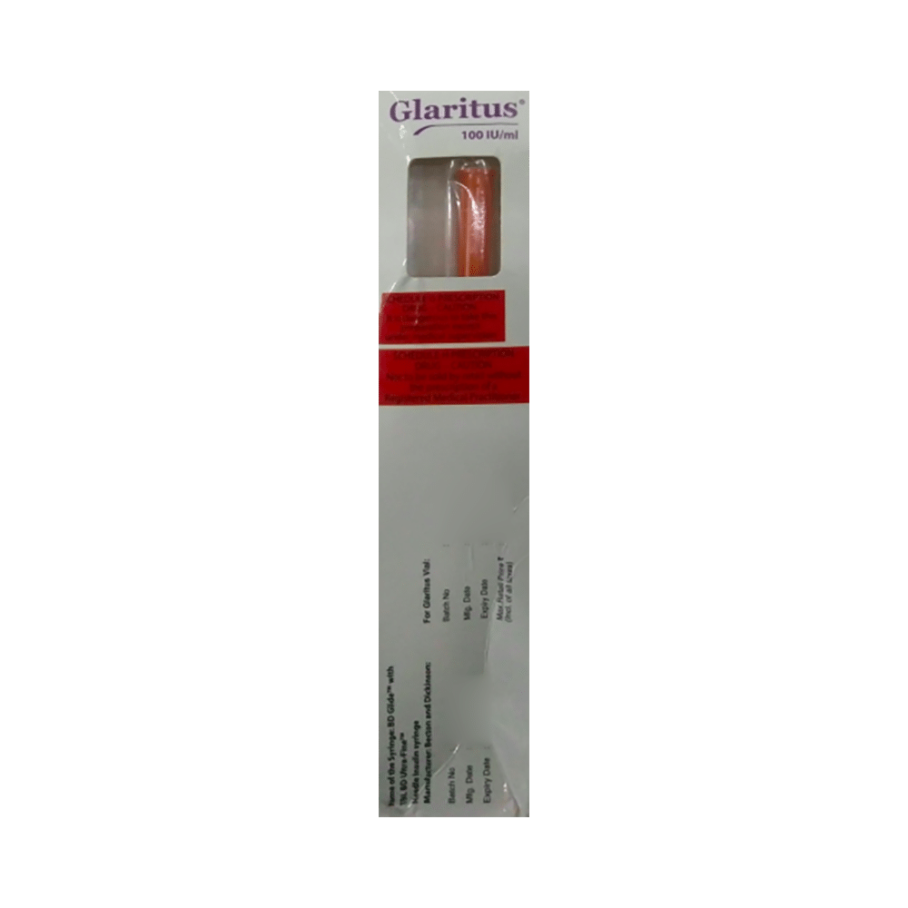 Glaritus 100IU/ml Injection - Image 4