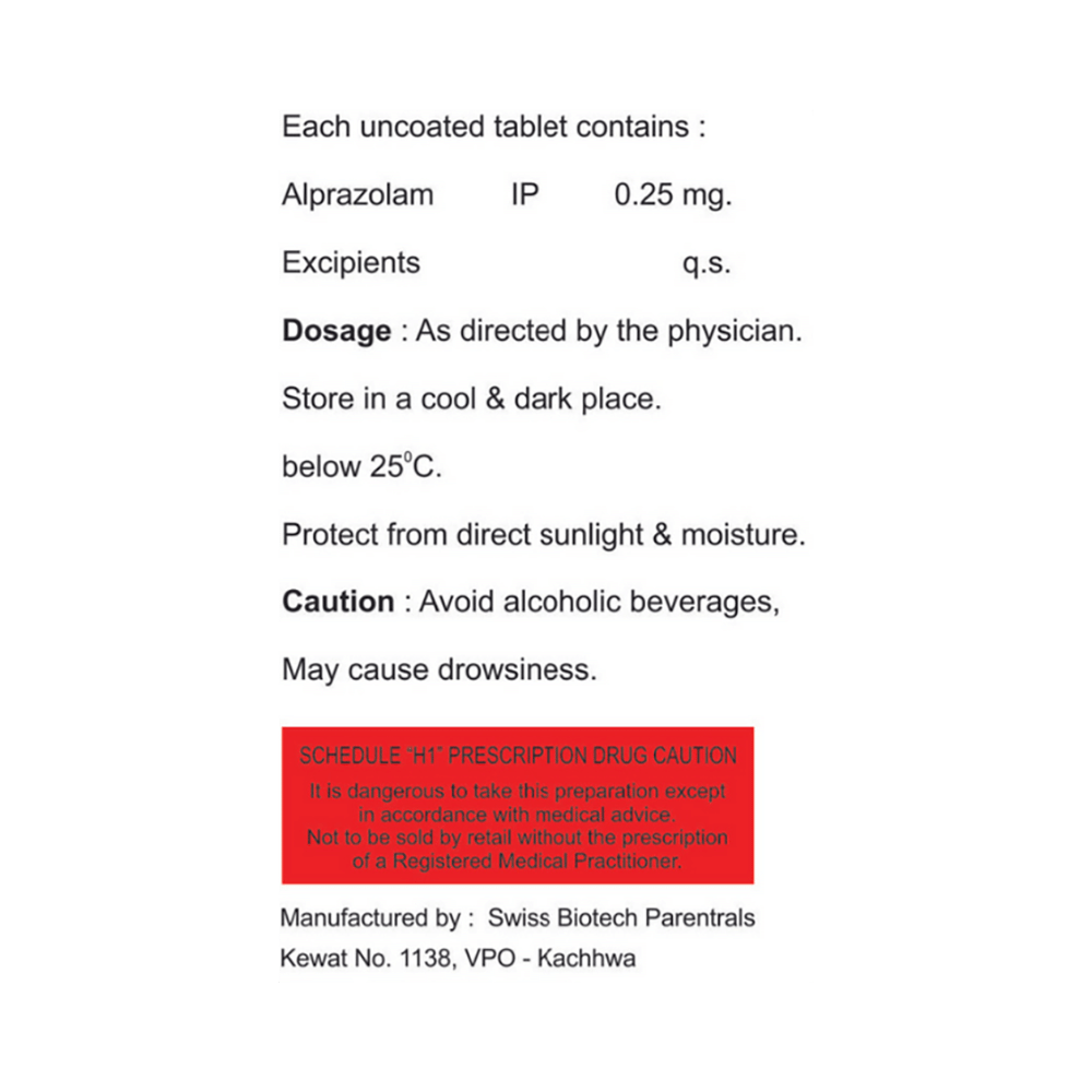 IG-Calm 0.25 Tablet - Image 2