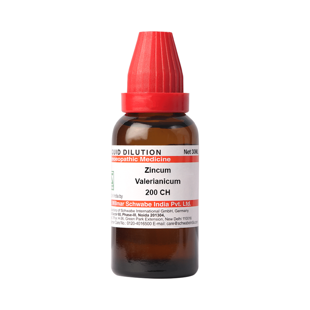 Dr Willmar Schwabe India Zincum Valerianicum Dilution 200 CH