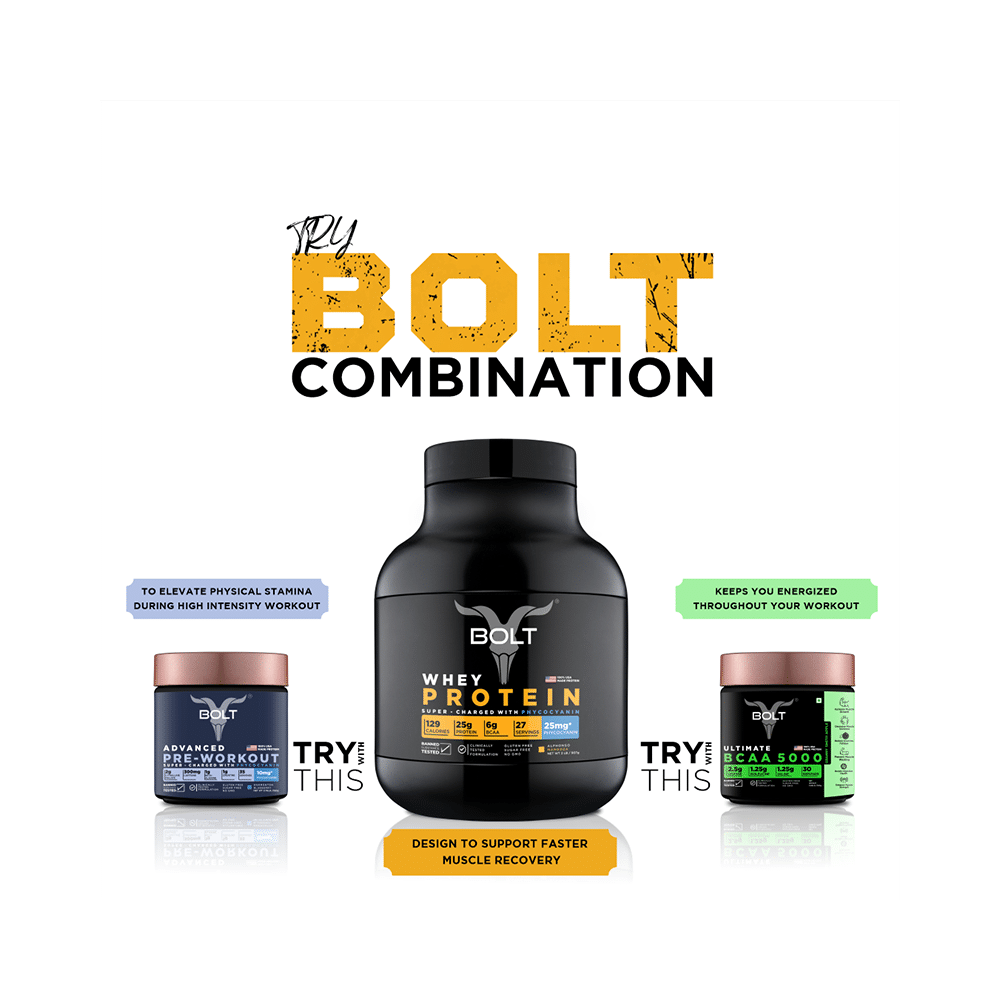 Bolt Whey Protein for Muscle Growth & Lean Muscle Mass | Flavour Powder Alphonso Mangoza - Image 6