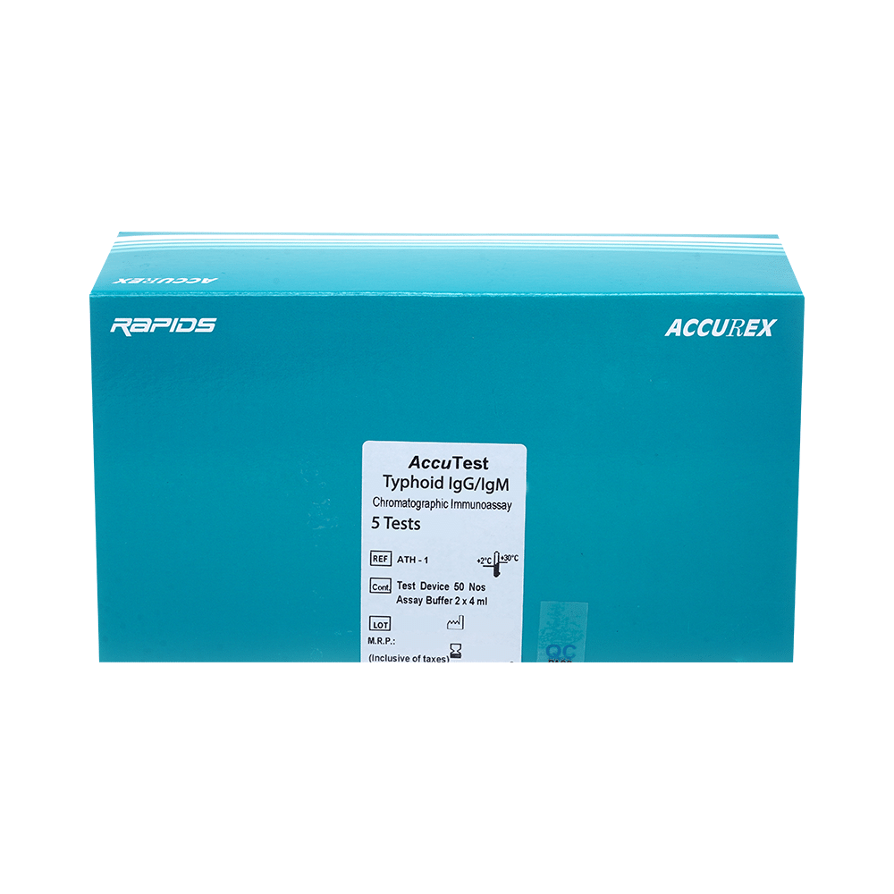 Accurex Typhoid IgG/IgM Chromatographic Immunoassay - Image 2