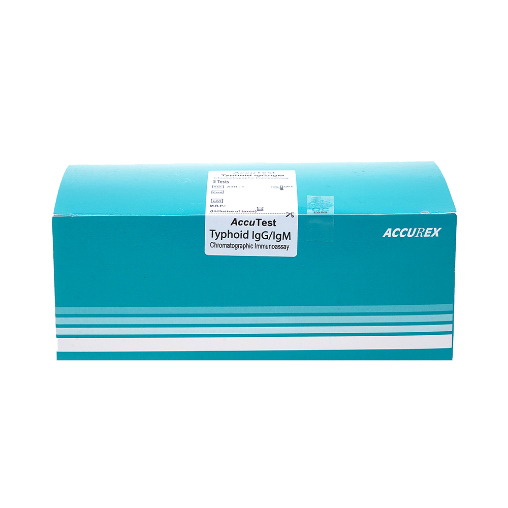 Accurex Typhoid IgG/IgM Chromatographic Immunoassay - Image 1