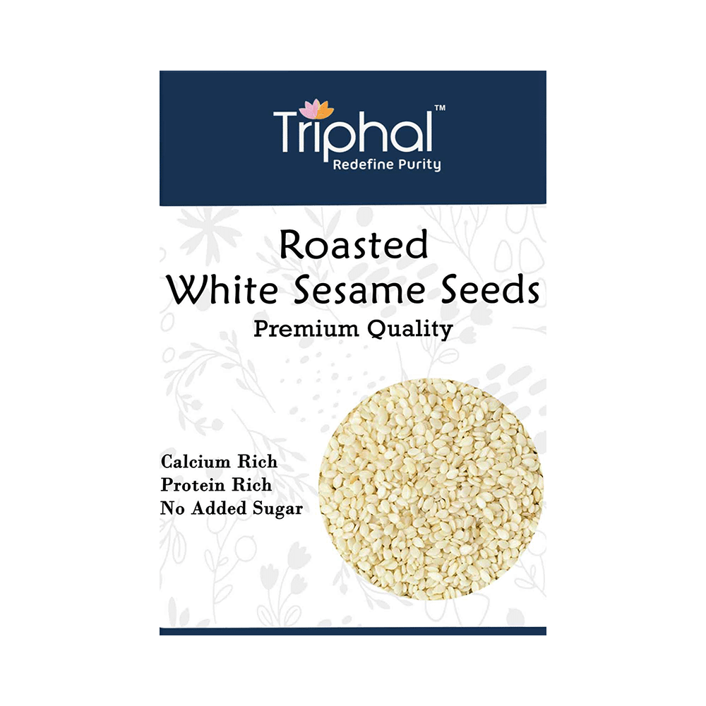 Triphal Premium Quality Roasted White Sesame Seeds - Image 1