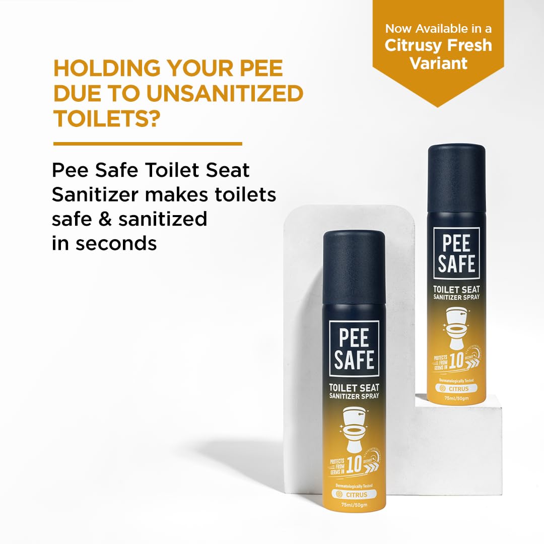 Pee Safe Toilet Seat Sanitizer Spray-Citrus - Image 2
