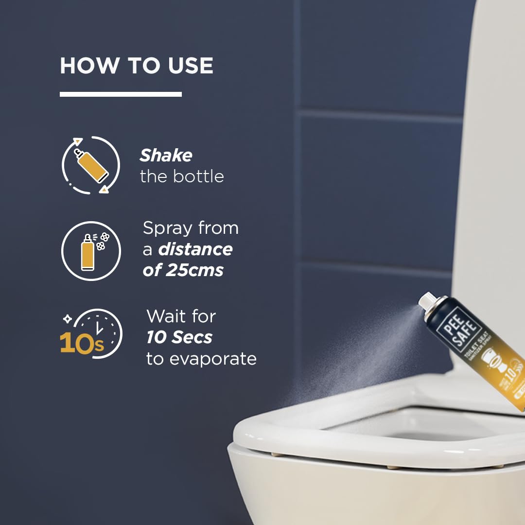 Pee Safe Toilet Seat Sanitizer Spray-Citrus - Image 3