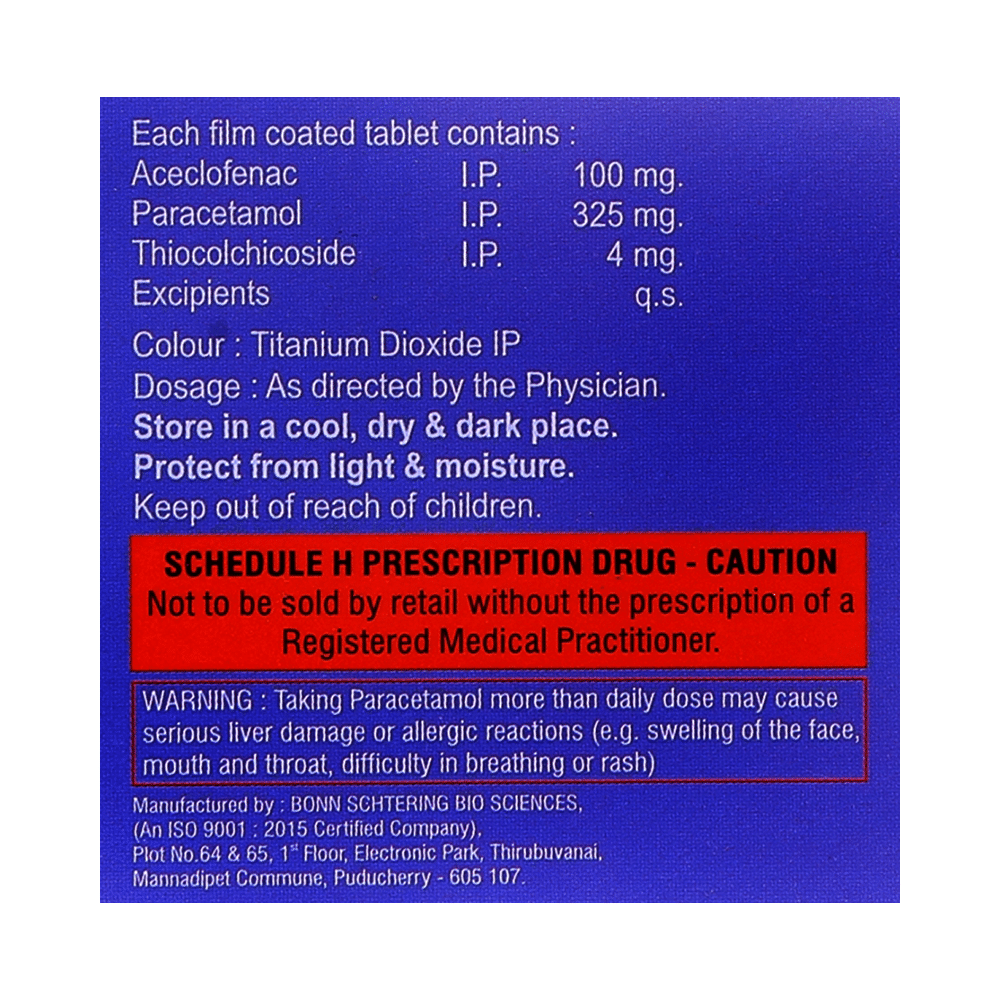 Trypace TH 4mg/100mg/325mg Tablet - Image 2