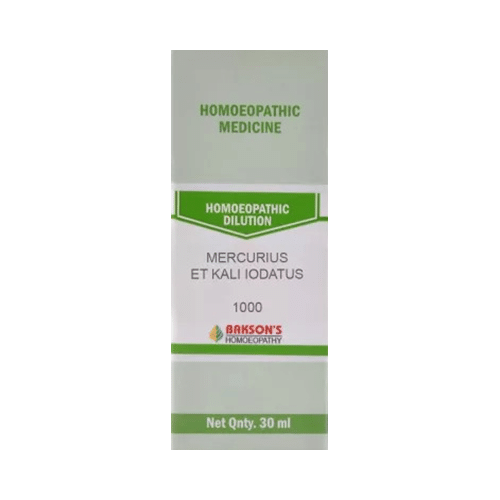 Bakson's Homeopathy Mercurius Et Kali Iodatus Dilution 1000 CH - Image 1