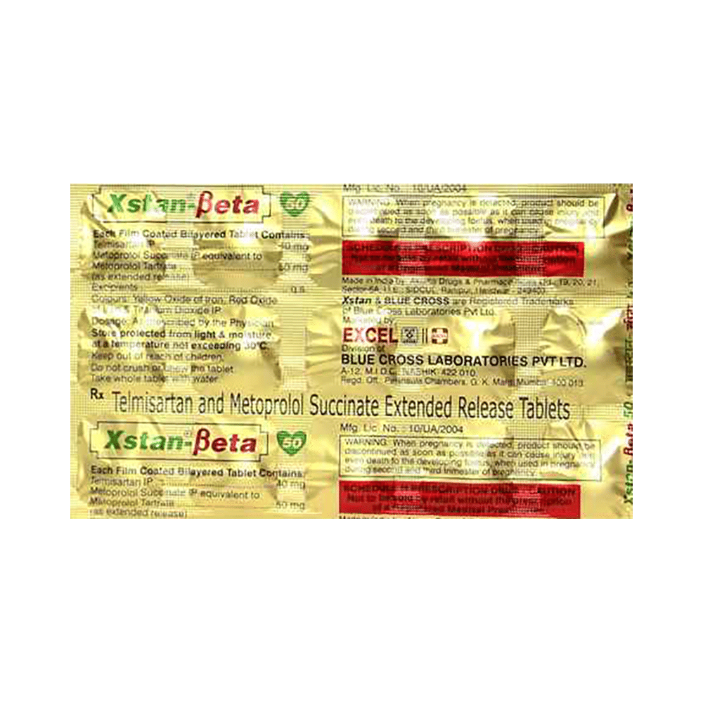 Xstan Beta 50 Tablet ER