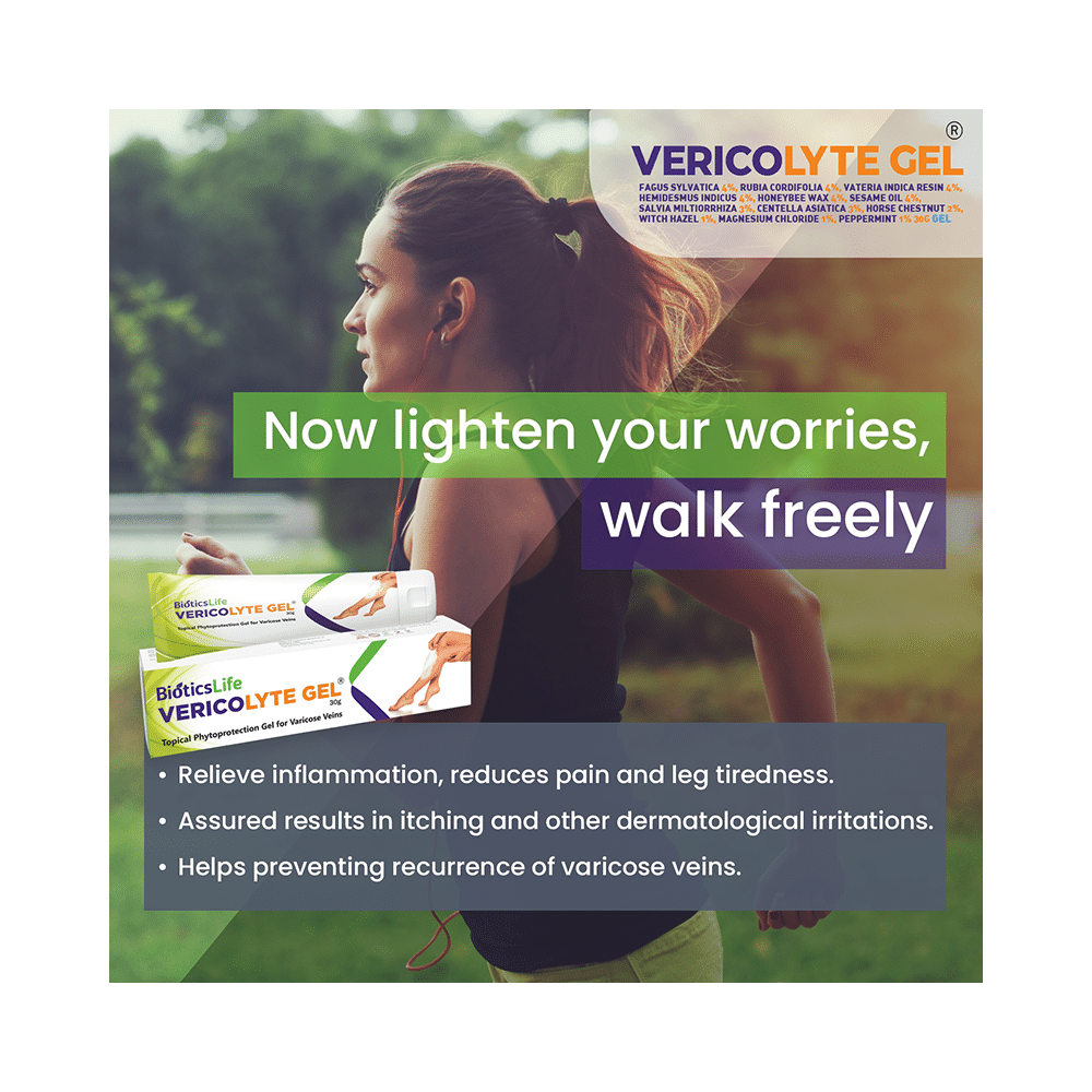 BioticsLife Vericolyte Gel for Varicose Veins (30gm Each) - Image 5