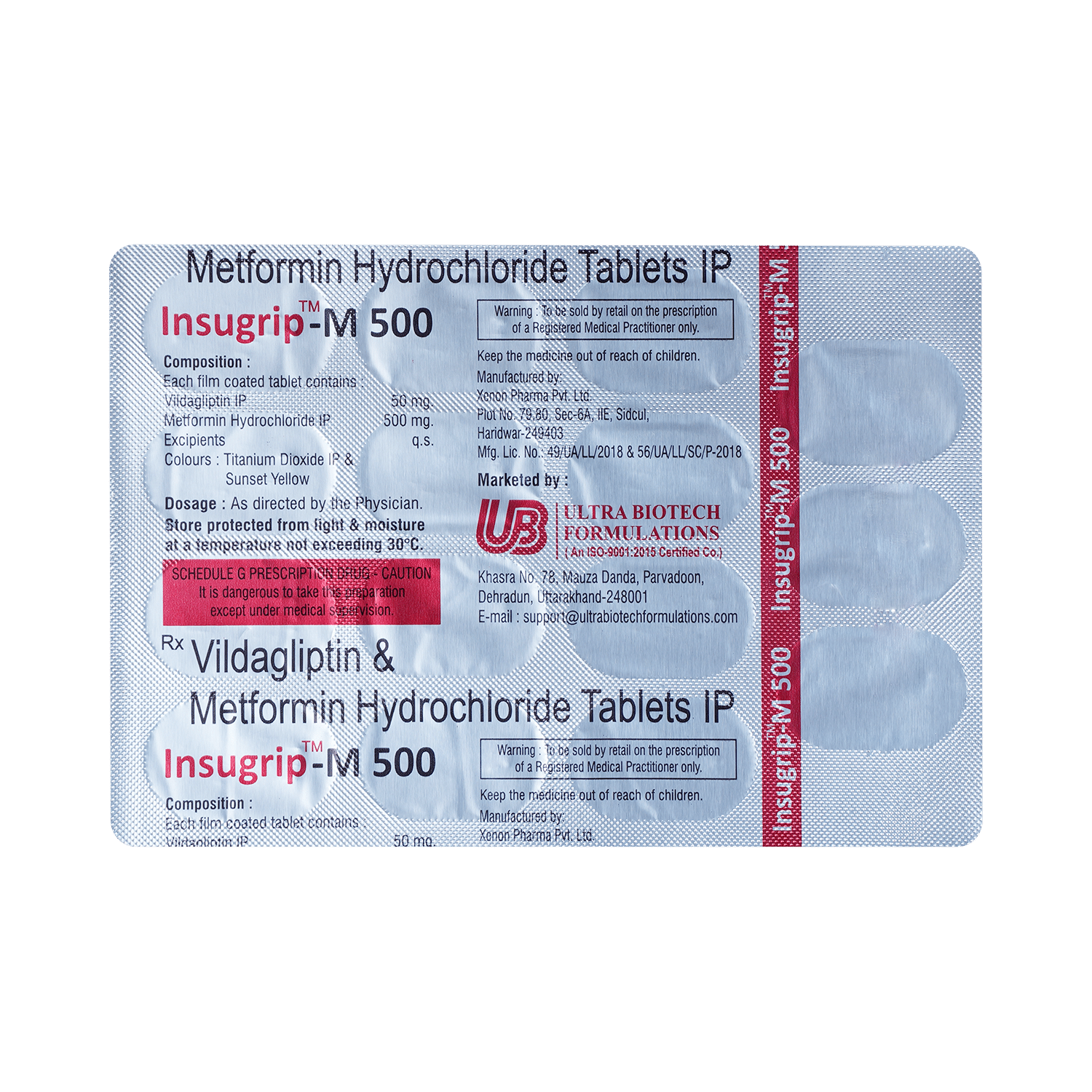 Insugrip-M 500 Tablet - Image 5