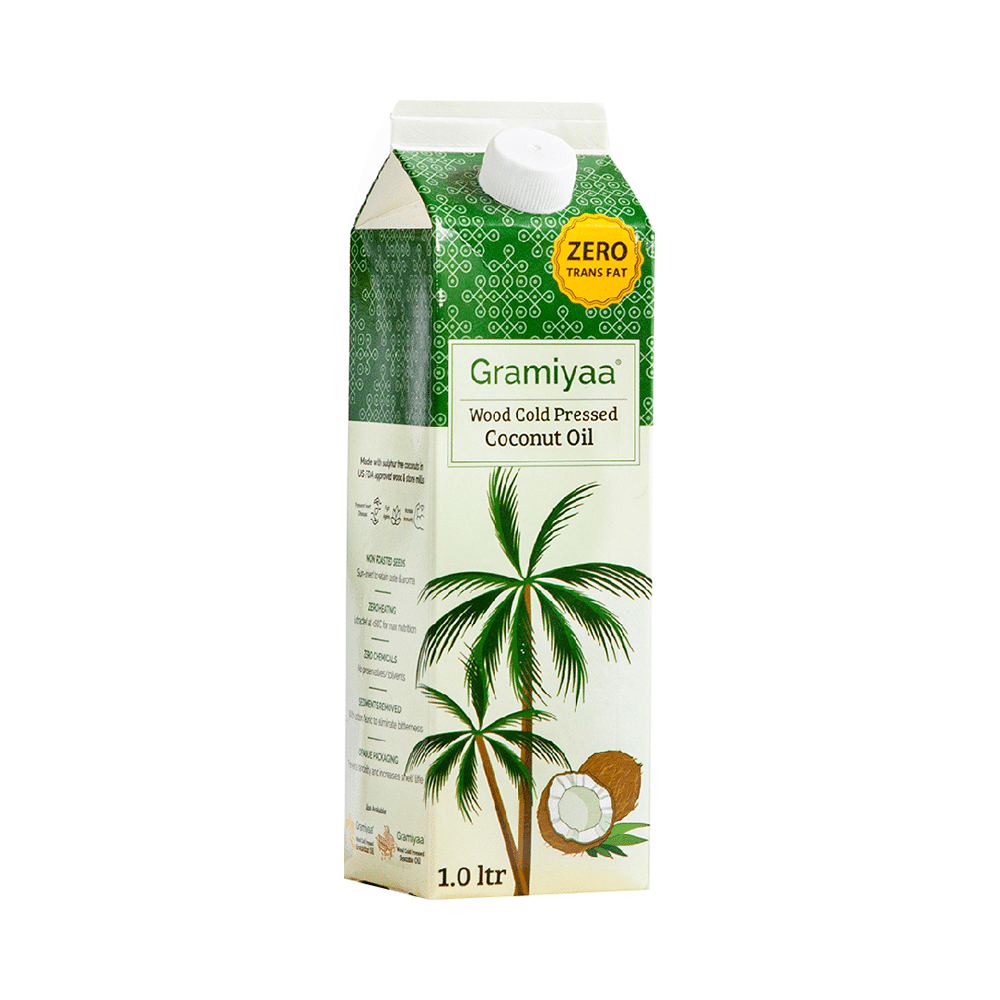Gramiyaa Wood Cold Pressed Coconut Oil (1Ltr Each)