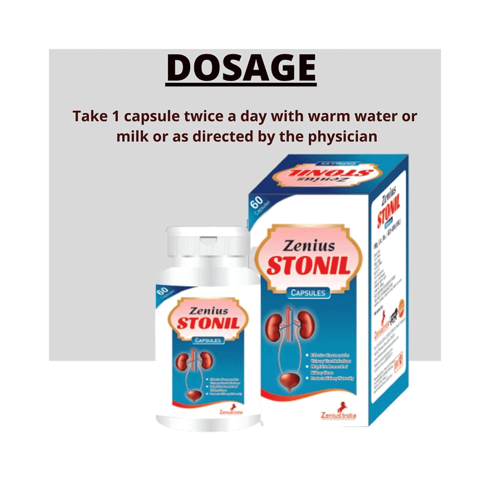 Zenius Stonil Capsule for Kidney Stone Removal - Image 4