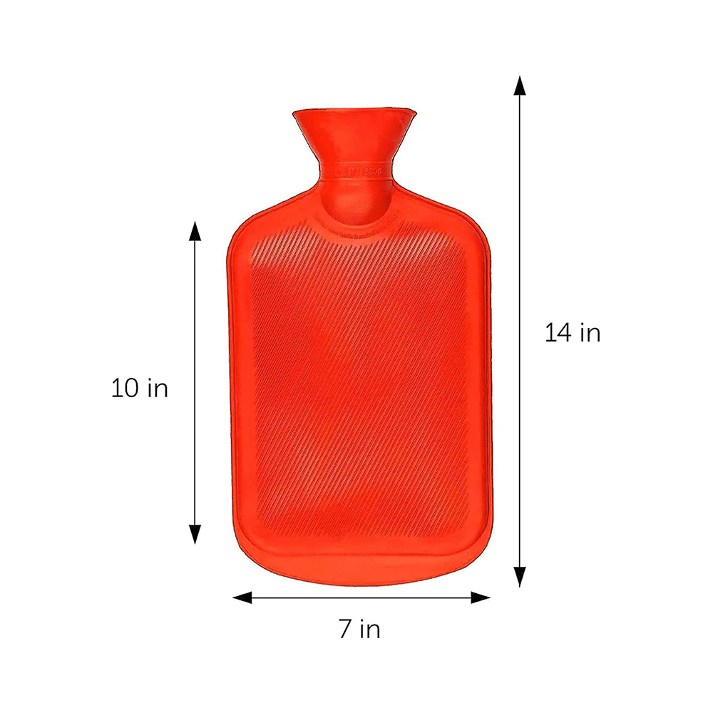 Meditive HWBC 04 Hot Water Bag Red - Image 2