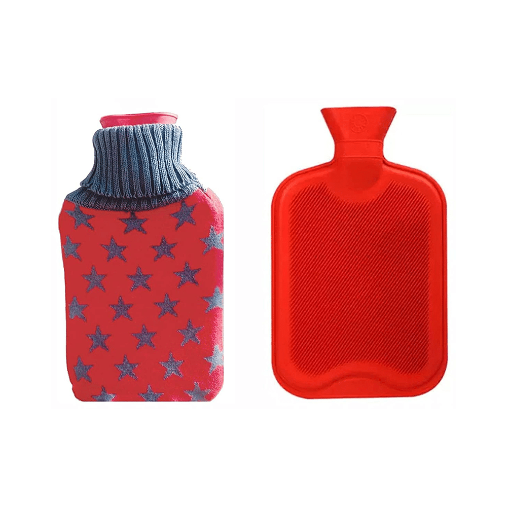 Meditive HWBC 04 Hot Water Bag Red - Image 3