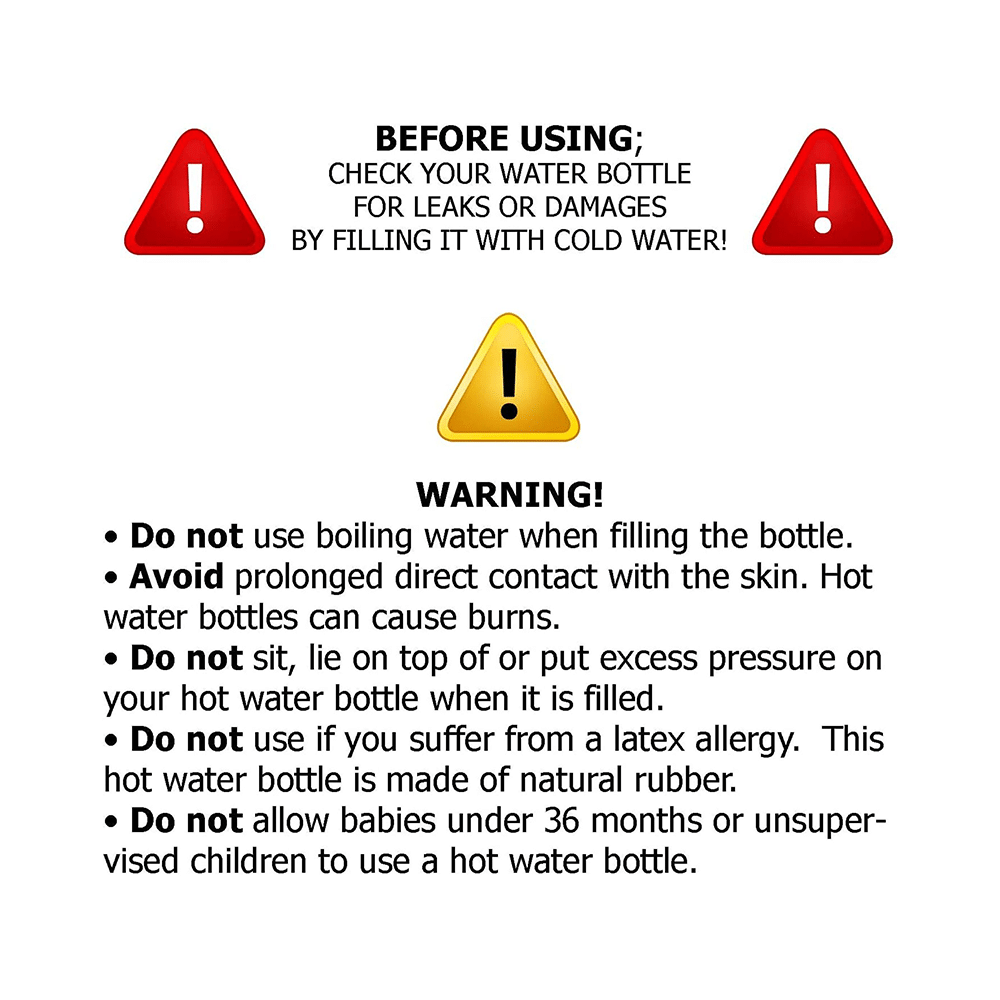 Meditive HWBC 04 Hot Water Bag Red - Image 4