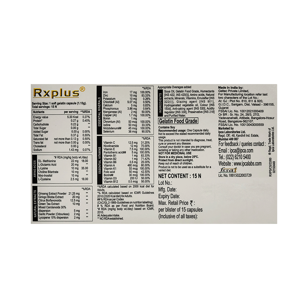 RX Plus Capsule - Image 2