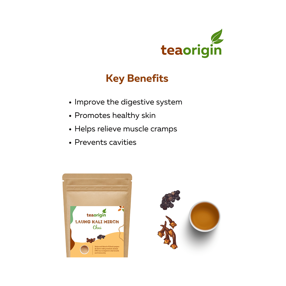 Tea Origin Laung Kali Mirch Chai - Image 3