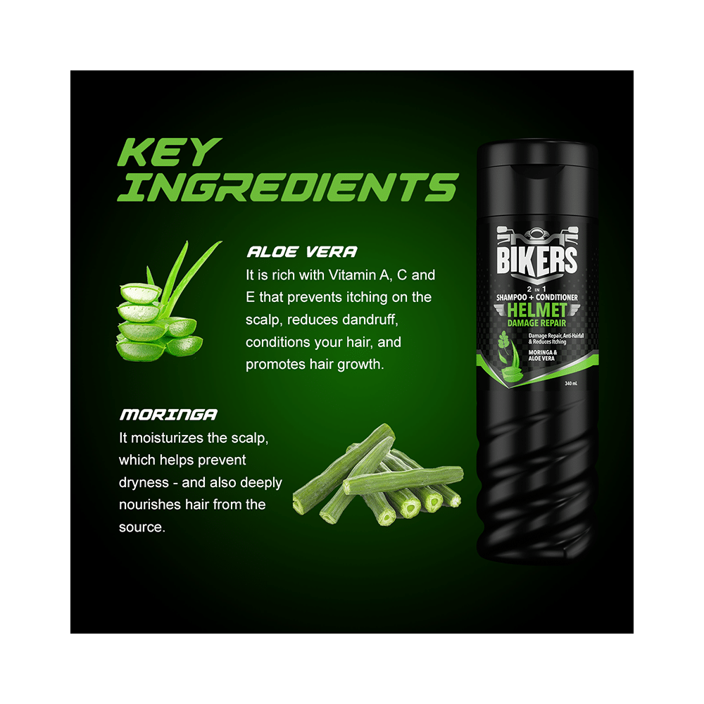 Bikers Helmet Damage Repair 2 in 1 Shampoo+Conditioner - Image 5