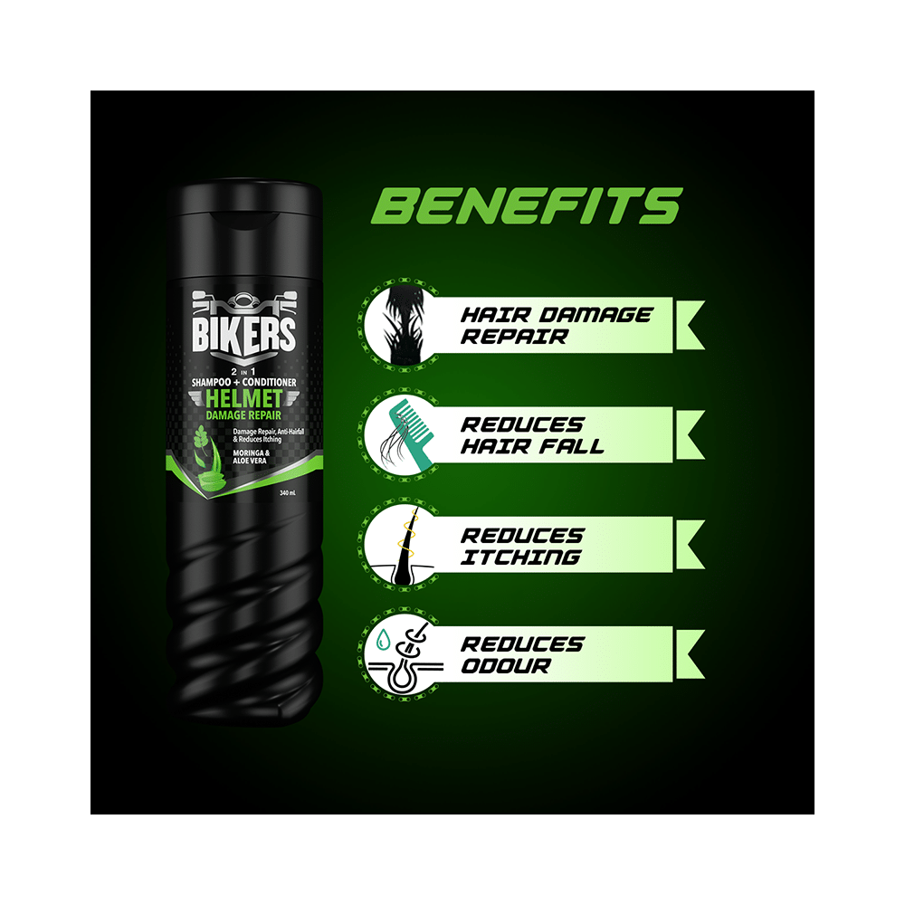 Bikers Helmet Damage Repair 2 in 1 Shampoo+Conditioner - Image 4