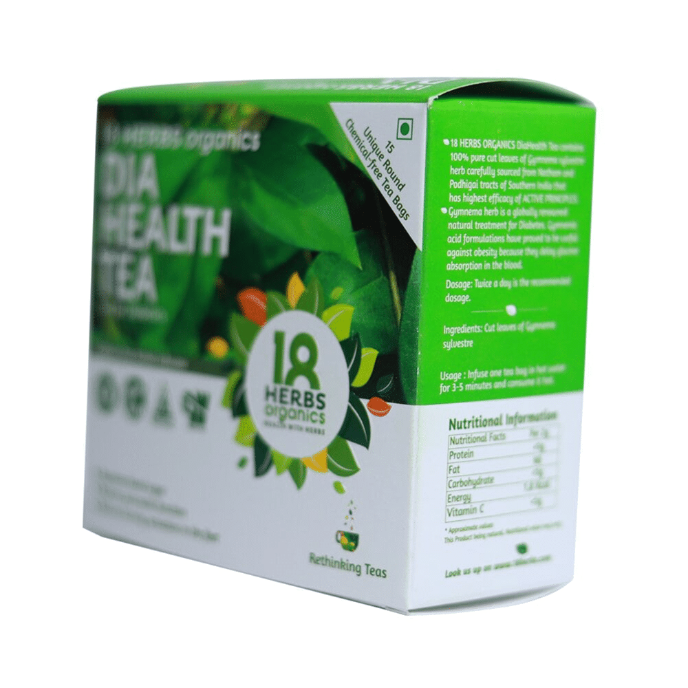 18 Herbs Organics Dia Health Tea Bag (1.25gm Each) - Image 2