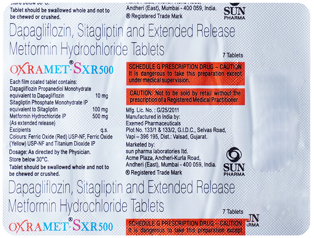 Oxramet-S XR 500 Tablet ER - Image 2