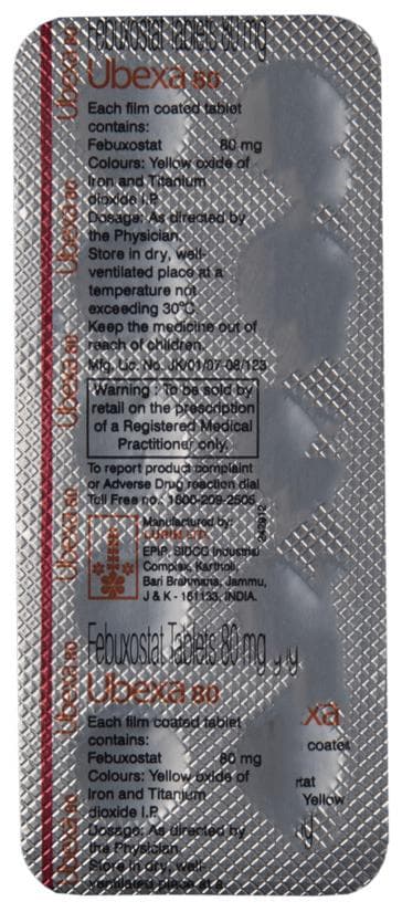 Ubexa 80 Tablet - Image 1
