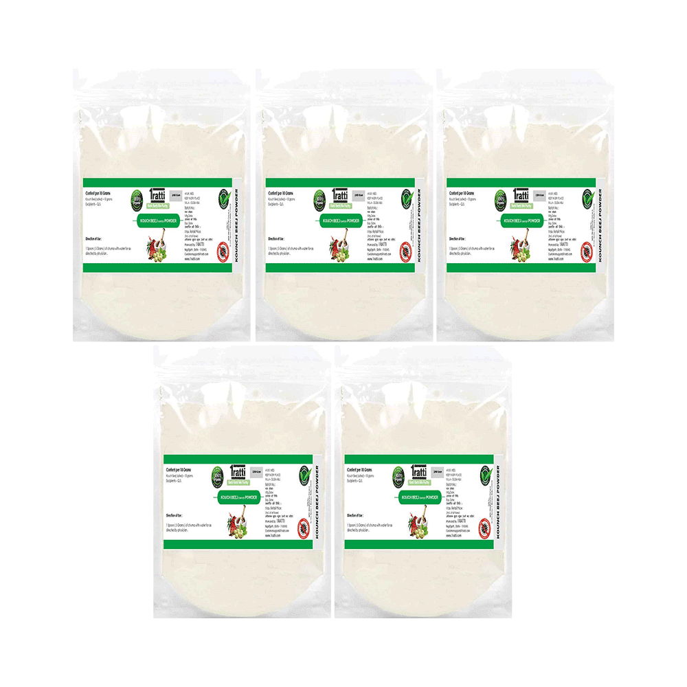 1ratti Kounch Beej (Safed) Powder (1000gm Each) - Image 1