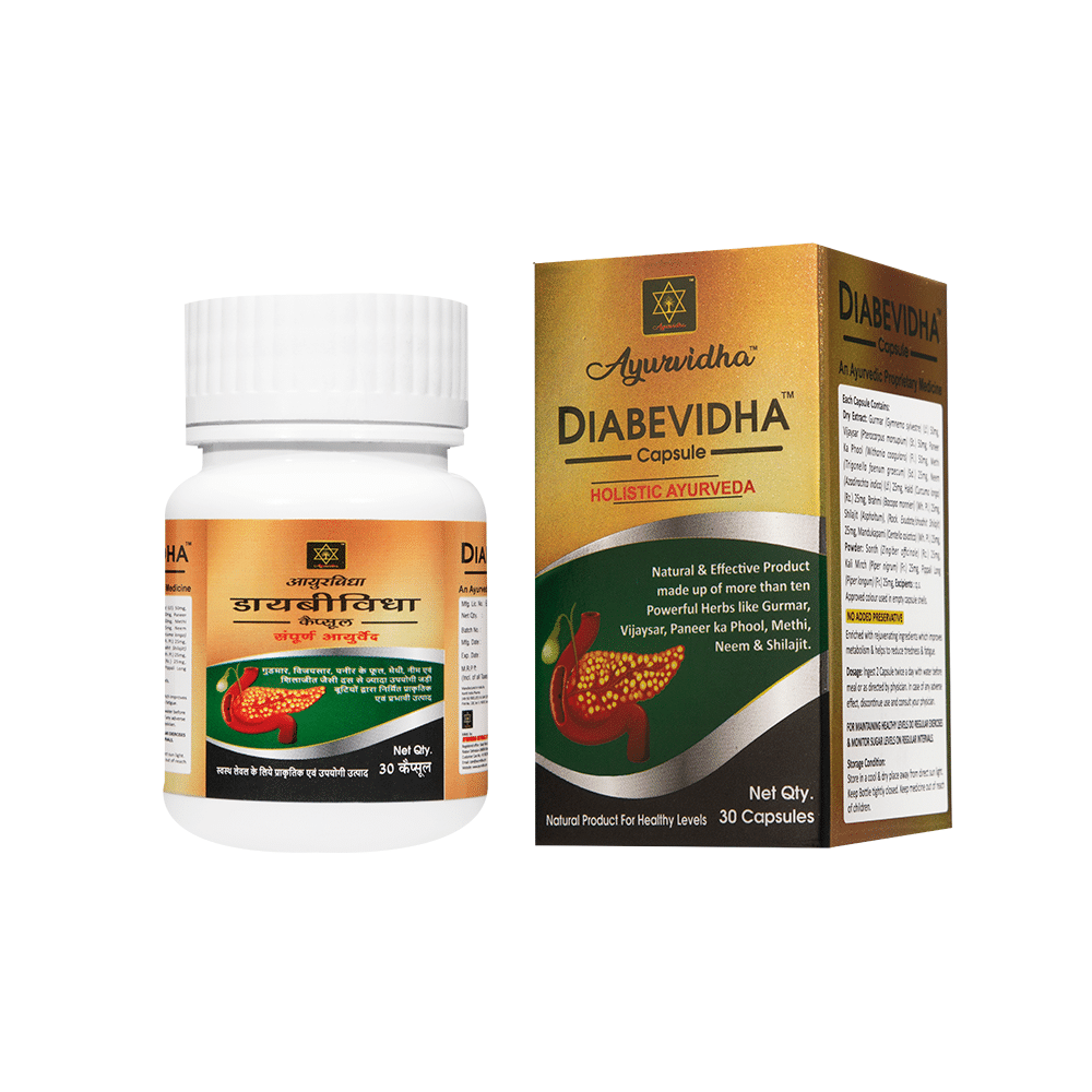 Ayurvidha Diabevidha Capsule (30 Each) - Image 3