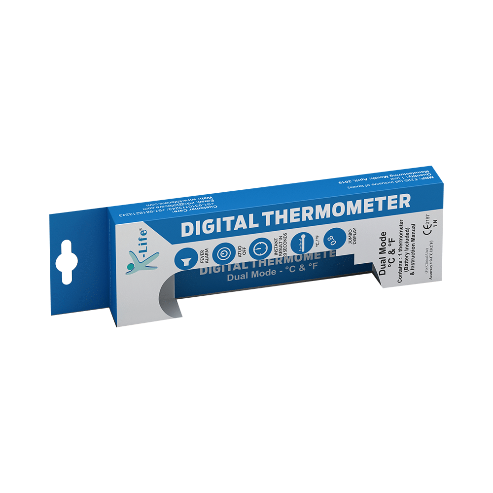 K-Life KLT 101 Digital Thermometer White - Image 2