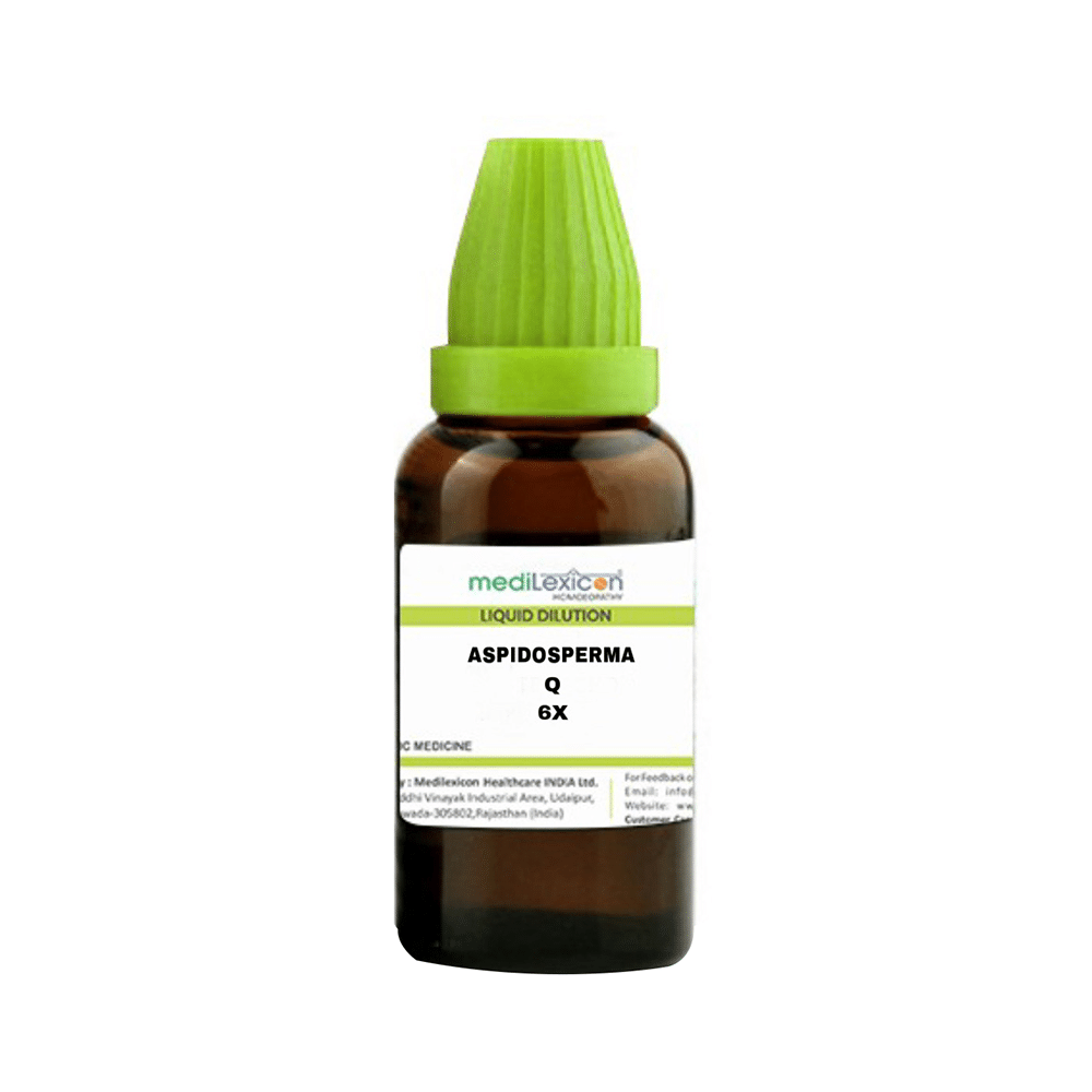Medilexicon Aspidosperma Q Liquid Dilution 6X