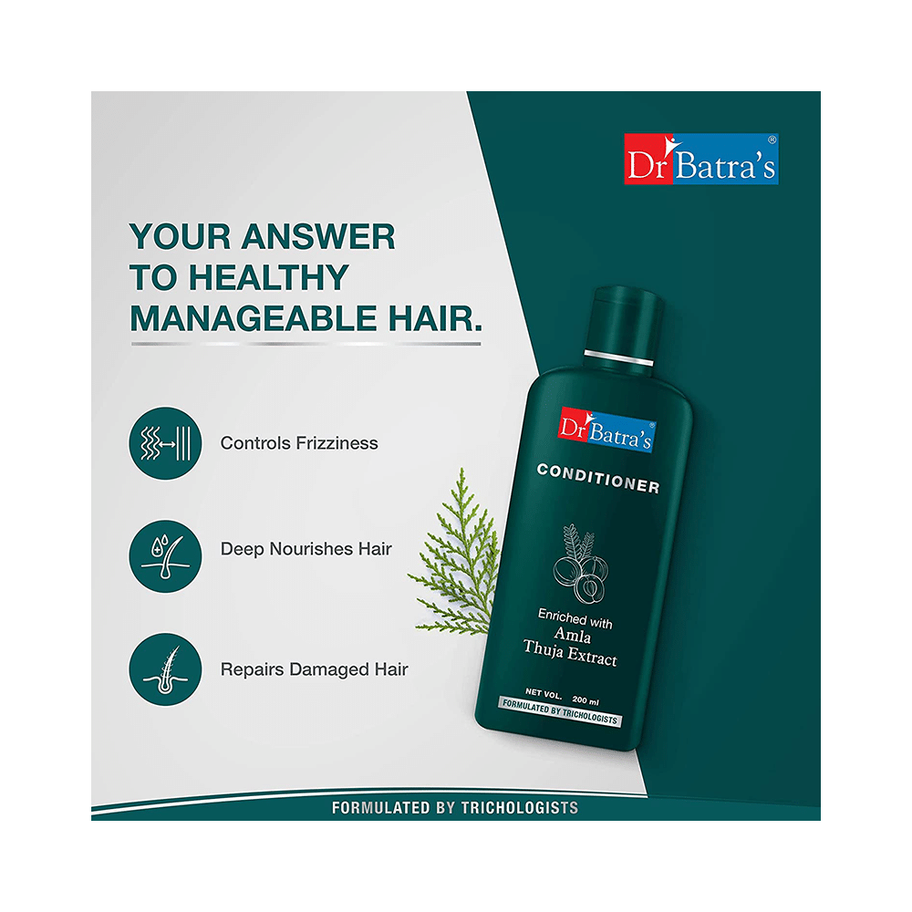 Dr Batra's Combo Pack of Hair Fall Control Serum 125ml, Conditioner 200ml and Dandruff Cleansing Shampoo 500ml - Image 6