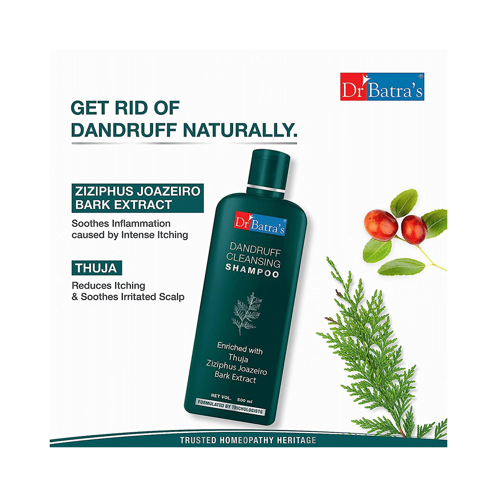 Dr Batra's Combo Pack of Hair Fall Control Serum 125ml, Conditioner 200ml and Dandruff Cleansing Shampoo 500ml - Image 9