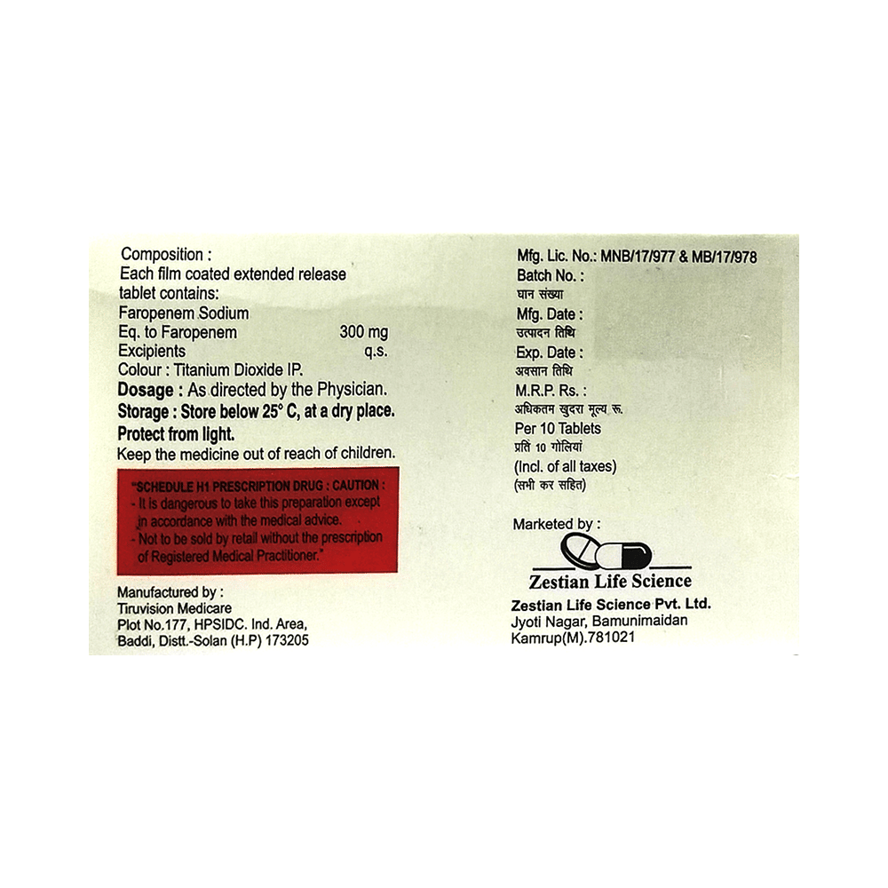 Farozest 300 ER Tablet - Image 2