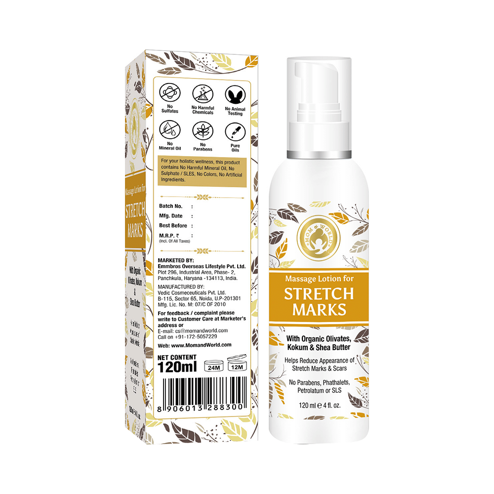 Mom & World Massage Lotion for Stretch Marks - Image 3