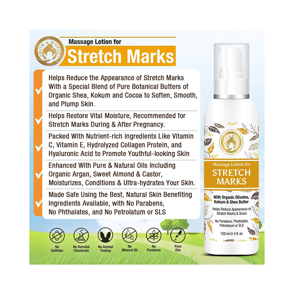 Mom & World Massage Lotion for Stretch Marks - Image 5